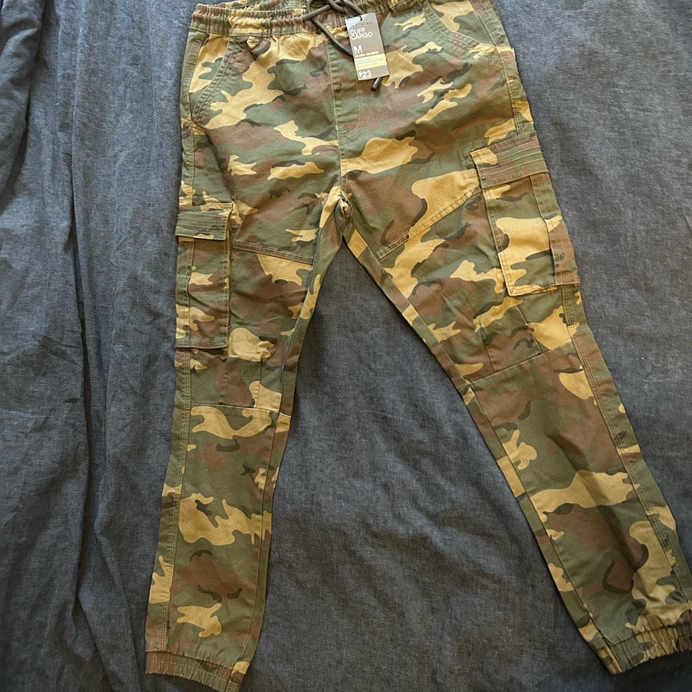 Camouflage Cargo Jogger Pants